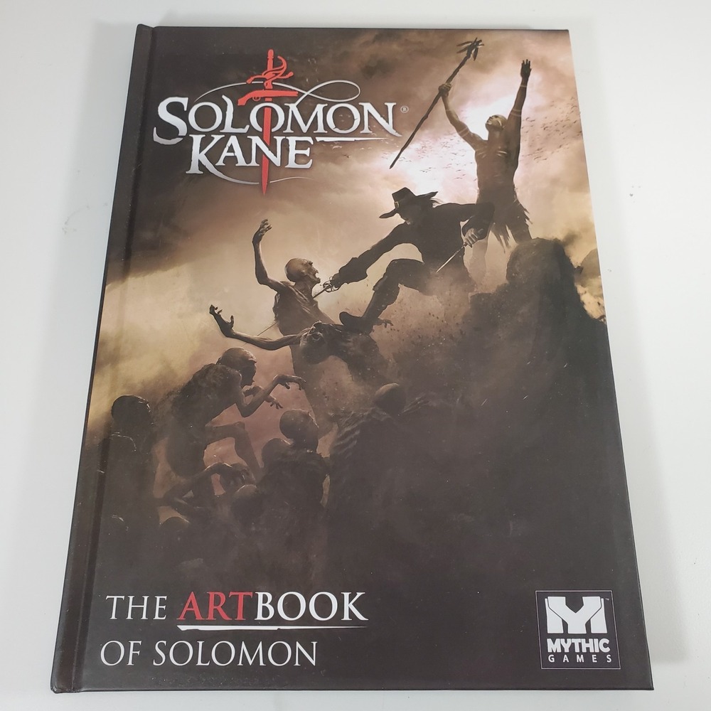 Solomon Kane The Artbook by Mythic Games Hardcover Book Board Game Kickstarter
